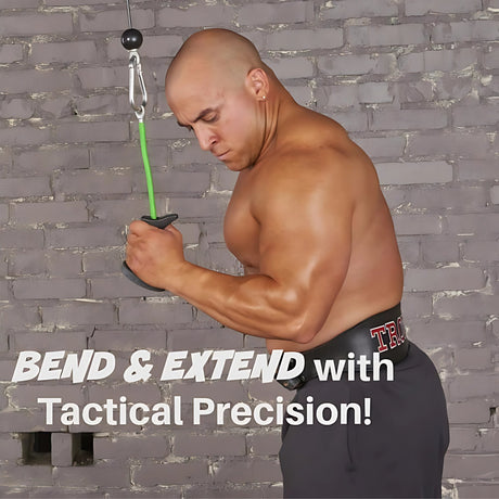 TRIBELLS & TACTI-TRICEPS Cable Attachments for Gym