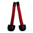 The Convertible Plus Tricep Rope 'Super Set' Attachment with red handles and black end caps, perfect for targeting triceps, is shown isolated on a white background.