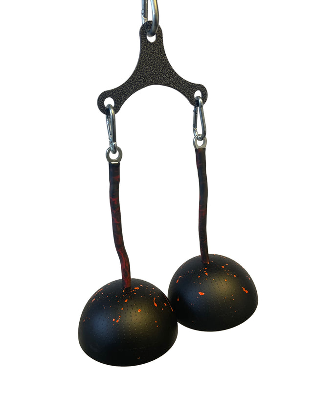 TRIBELLS 6" Palms Grip Tricep attachment destroys dumbbells!