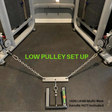 The PULL FORCE MULTIPLIER of Gym Cable Machine Weight Stacks connects between two stacks with chains and a bar (handle not included), features enhanced performance, and is backed by a Lifetime Replacement Warranty.