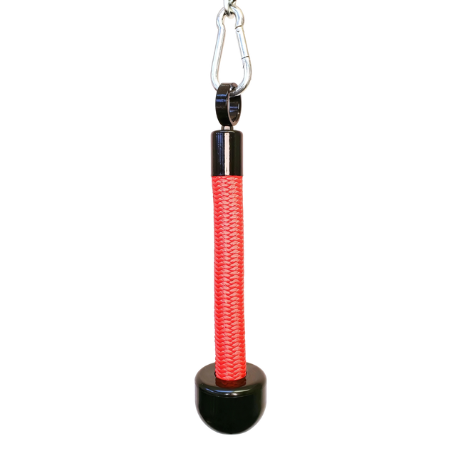 The TRICEP ROPE EXTREME 'Convertible' Rope for Triceps Yoke is a commercial-grade handle with a black base and metal clip, displayed on a white background.
