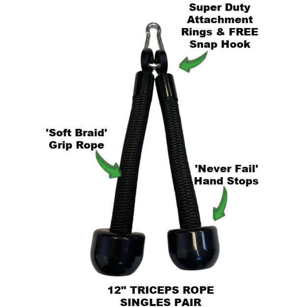 CABLE TRICEPS ROPES & GRIPS – Lpgmuscle