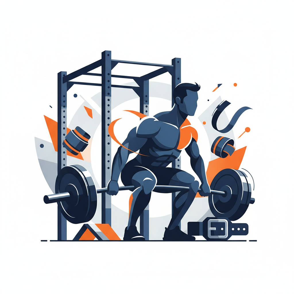 Illustration for Maximizing Strength Training: Detailed Strategies for Serious Weightlifters with Specialized Gear