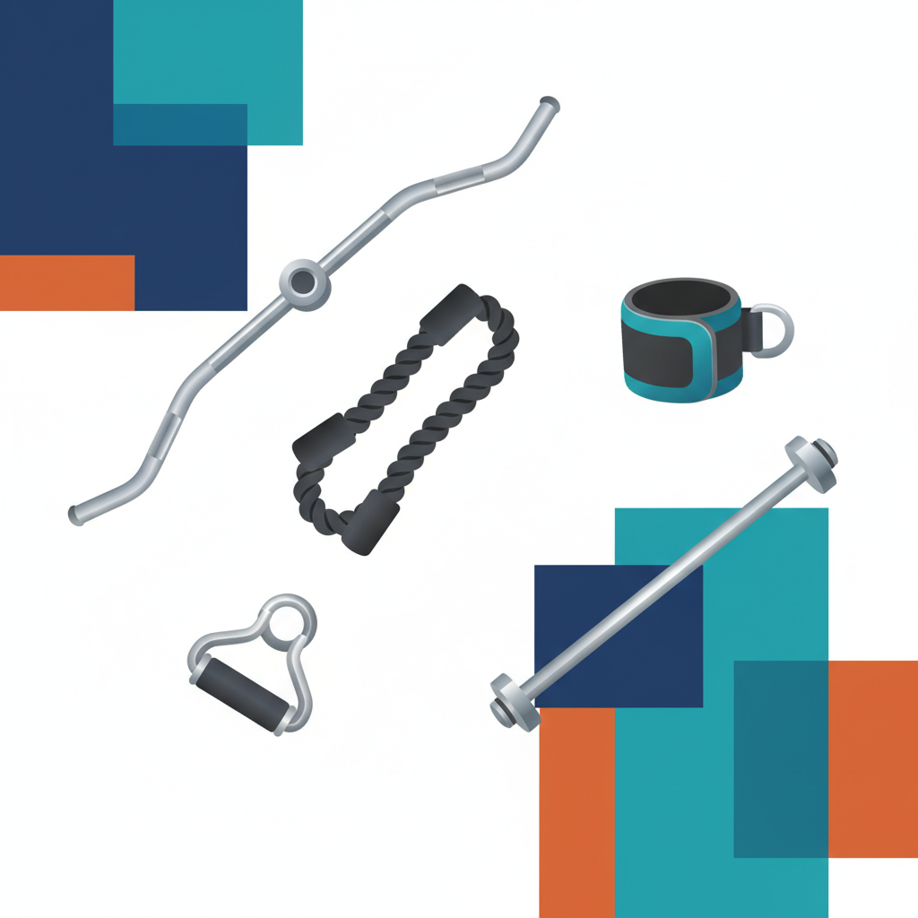 Illustration for Locating Specialized Gym Cable Attachments: A Guide for Dedicated Weightlifters