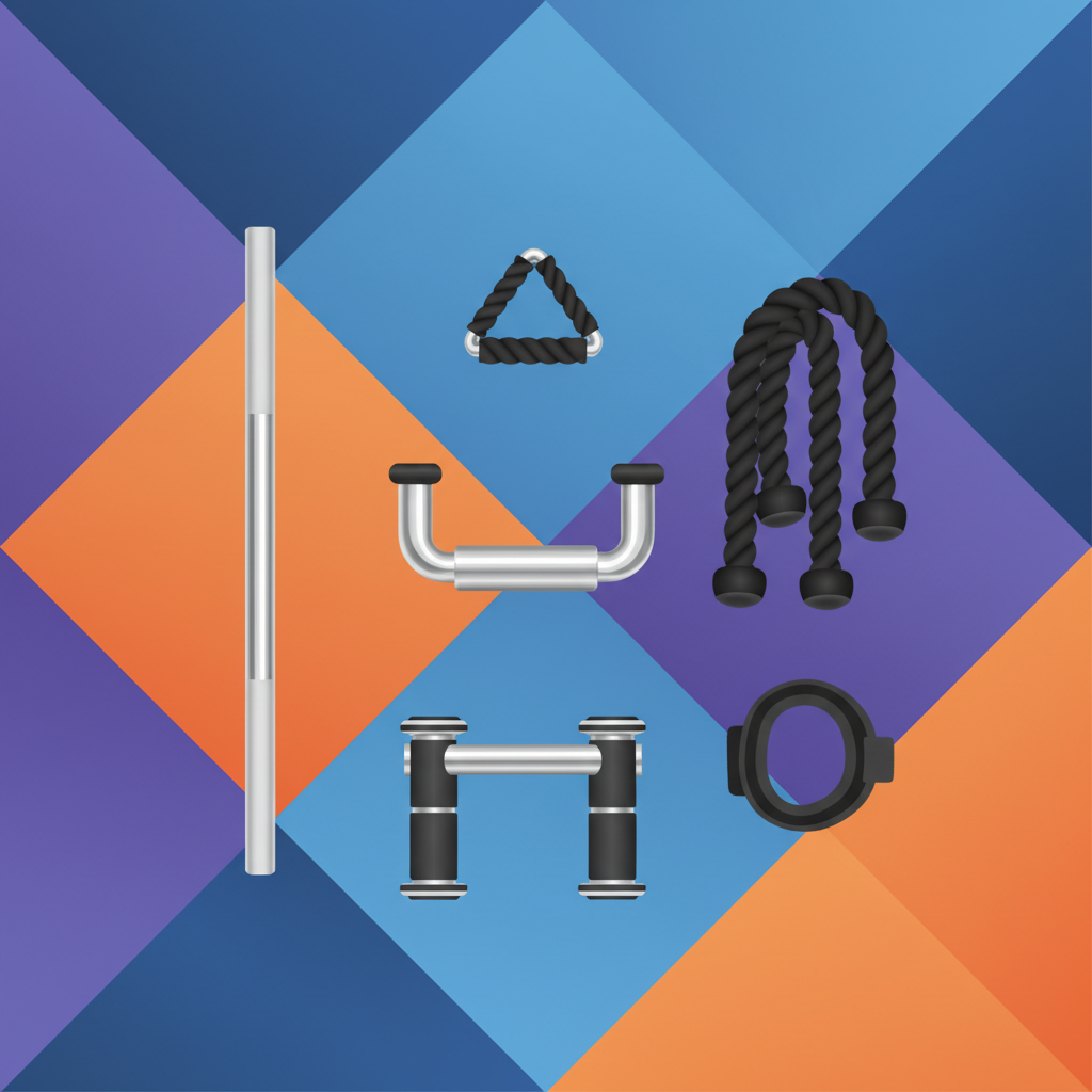 Illustration for Maximize Your Gains: Essential Gym Cable Attachments for Serious Weightlifters