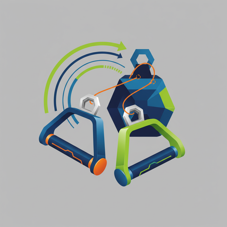 Illustration for Maximize Strength Gains: Ergonomic Cable Attachments for Peak Performance