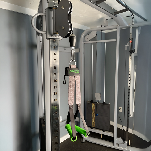 DELT-BELT Handle Straps for Cable Machine Upright Rows plus!