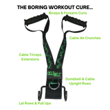 DELT-BELT Handle Straps for Cable Machine Upright Rows plus!
