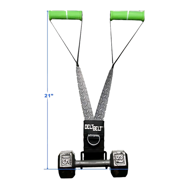DELT-BELT Handle Straps for Cable Machine Upright Rows plus!