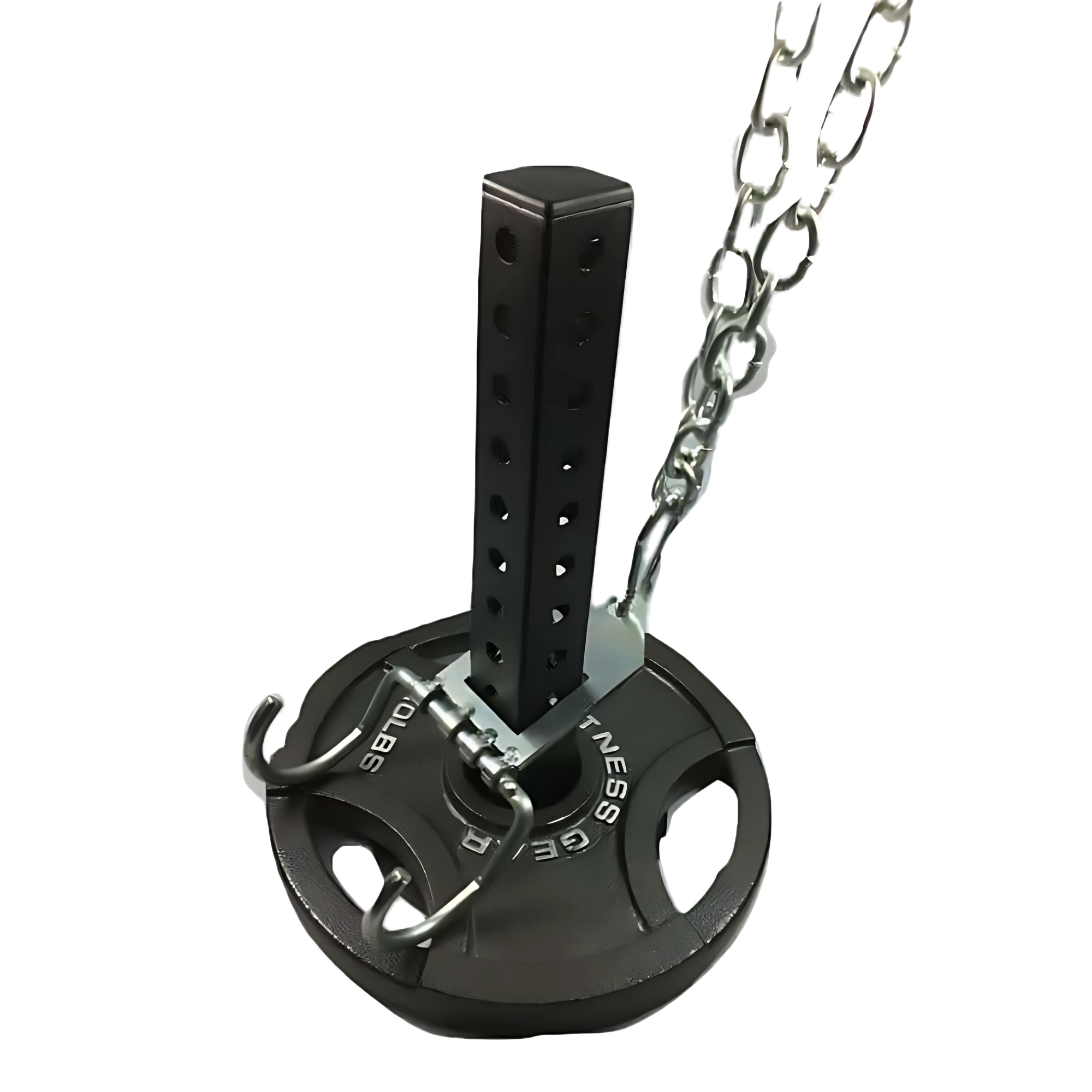The 'Dual Mode' Weight Load Pin for EZ DIP and GRIP FREAK features plate shaft, chain, and snap link for versatile strength training. Compatible with EZ SQUAT HANDLES, it's ideal for expanded workout options.