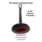 The E-Z DIP Belt with Chain features a dumbbell hook and universal plate holder—ideal for quick weight changes and easy loading, finished with a durable SILVER BLITZ baked powder coat.