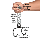 E-Z DIP Belt with Chain, Dumbbell Hook and Universal Plate Holder
