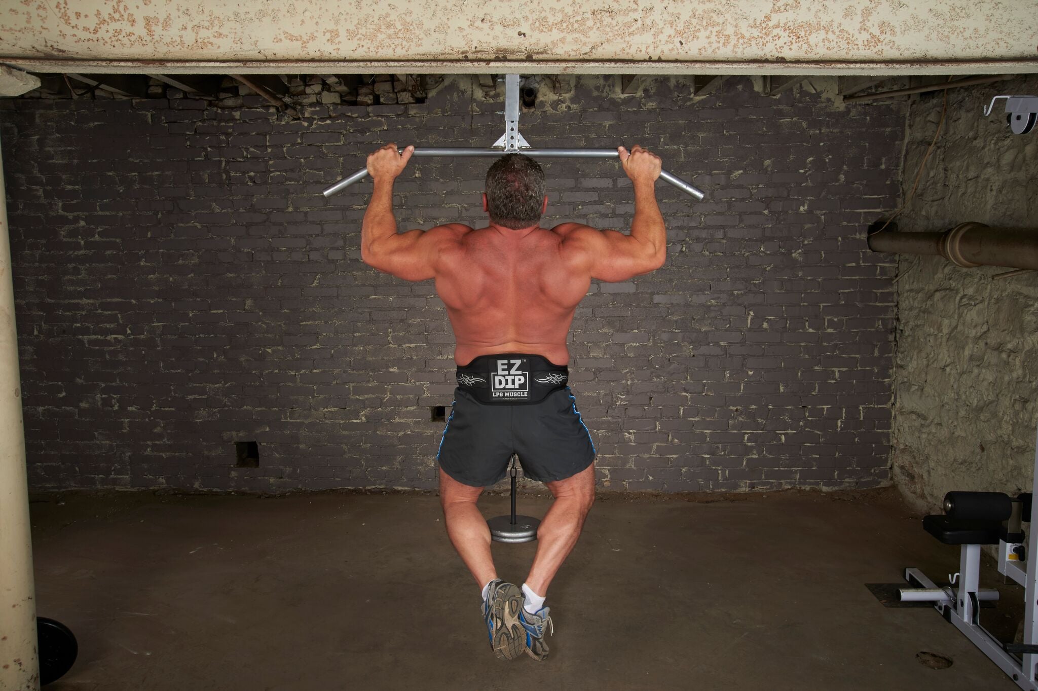 EZ Dip Belt With Chain and Universal Plate Holder