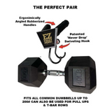 EZ SQUAT Dumbbell Gym Equipment for Legs Squat Handles