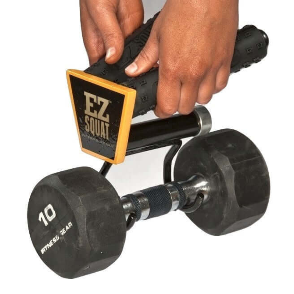 EZ SQUAT Dumbbell Gym Equipment for Legs Squat Handles