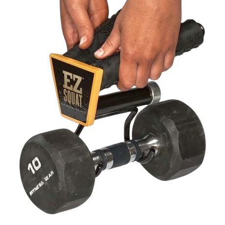 EZ SQUAT Dumbbell Gym Equipment for Legs Squat Handles