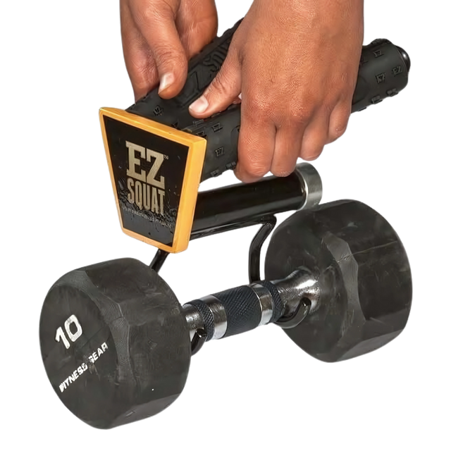 EZ SQUAT Dumbbell Gym Equipment for Legs Squat Handles