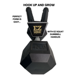 EZ SQUAT Dumbbell Gym Equipment for Legs Squat Handles