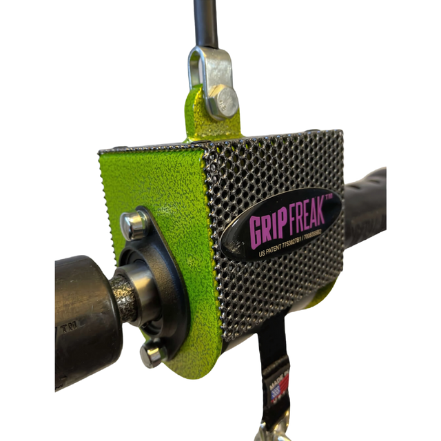 GRIP FREAK Fat Grip Wrist Roller Forearm Workout Tool - Dumbbell Hook