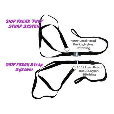 Explore the ultimate strap system: the GRIP FREAK Universal Suspension Strap System, expertly crafted for unmatched forearm workouts. Experience exceptional load ratings and high-quality materials for superior performance.
