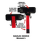 Discover HAULIN HOOKS 'WOMENS', the ultimate fitness accessory with adjustable Velcro and neoprene wrist cuffs, offering unparalleled support through lifting straps with red hooks.