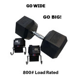 HAULIN HOOKS Wide Glide 4.5" Hooks for Weightlifting