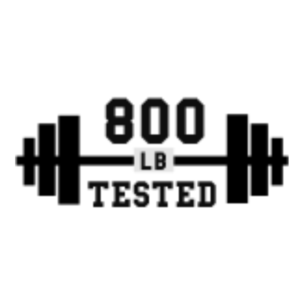 The HAULIN HOOKS Wide Glide 4.5" Hooks for Weightlifting features a dumbbell icon and "800 LB Tested" text, ideal for thumbless grip users.