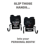 HAULIN HOOKS Wide Glide 4.5" Hooks for Weightlifting