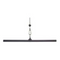 The HOG LEGS 48" FAT Lat Pulldown Straight Bar is a black hanging linear fixture with an adjustable suspension, designed to offer a wide-back ambiance and enhance any space with its sleek, modern look.