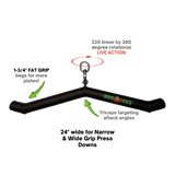 HOG LEGS 'Arm Yourself' Cable Machine Attachments Set
