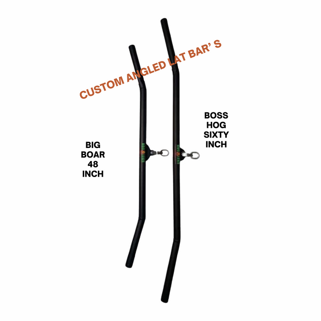 HOG LEGS 'BOSS HOG' Sixty Inch FAT Lat Pulldown Bar