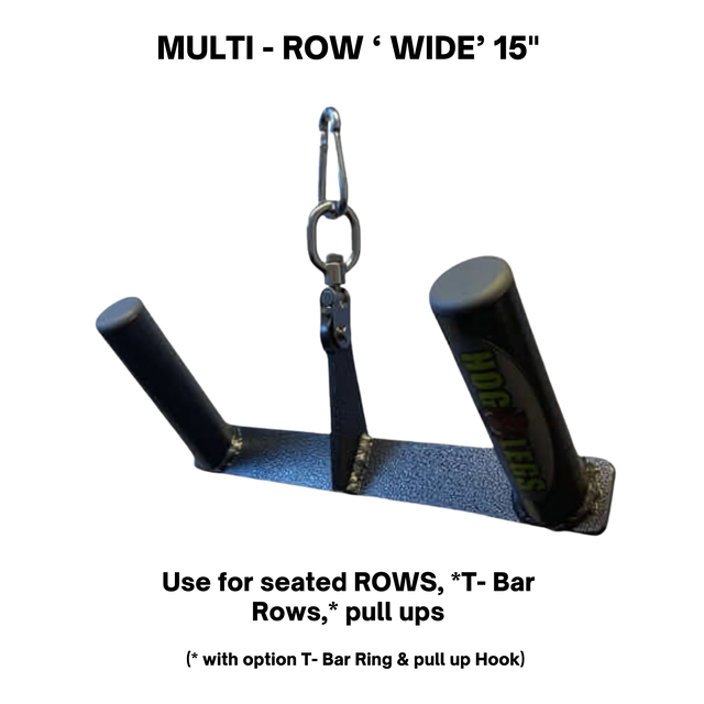 HOG LEGS 'Back Pac' LEGIT Cable Machine Attachments Set