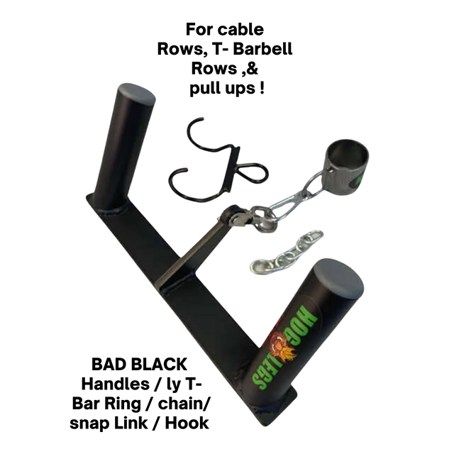 HOG LEGS 'Back Pac' LEGIT Cable Machine Attachments Set