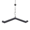 The HOG LEGS 'Ham Bone' FAT Cable Tricep Bar Extreme, featuring a thick grip, hangs by its cable attachment against a plain black background.