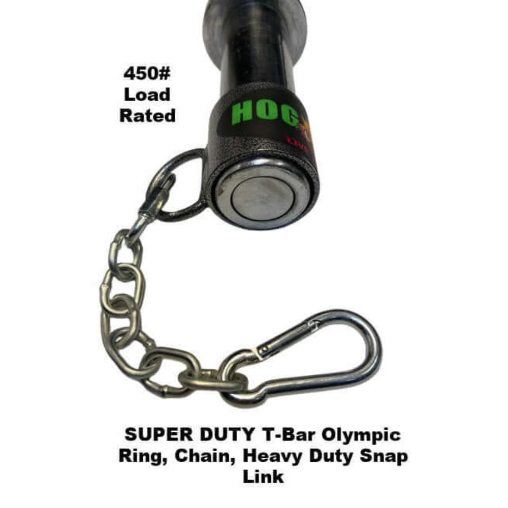 HOG LEGS Landmine Olympic T-Bar Row Handles Bar Ring