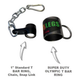 HOG LEGS Landmine Olympic T-Bar Row Handles Bar Ring