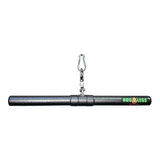 HOG LEGS 'Revolution' Fat Grip straight Curling Bar Gym Cable Attachment