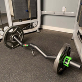 HOG LEGS Super Subprimal Cable & Olympic Easy Curl Bar