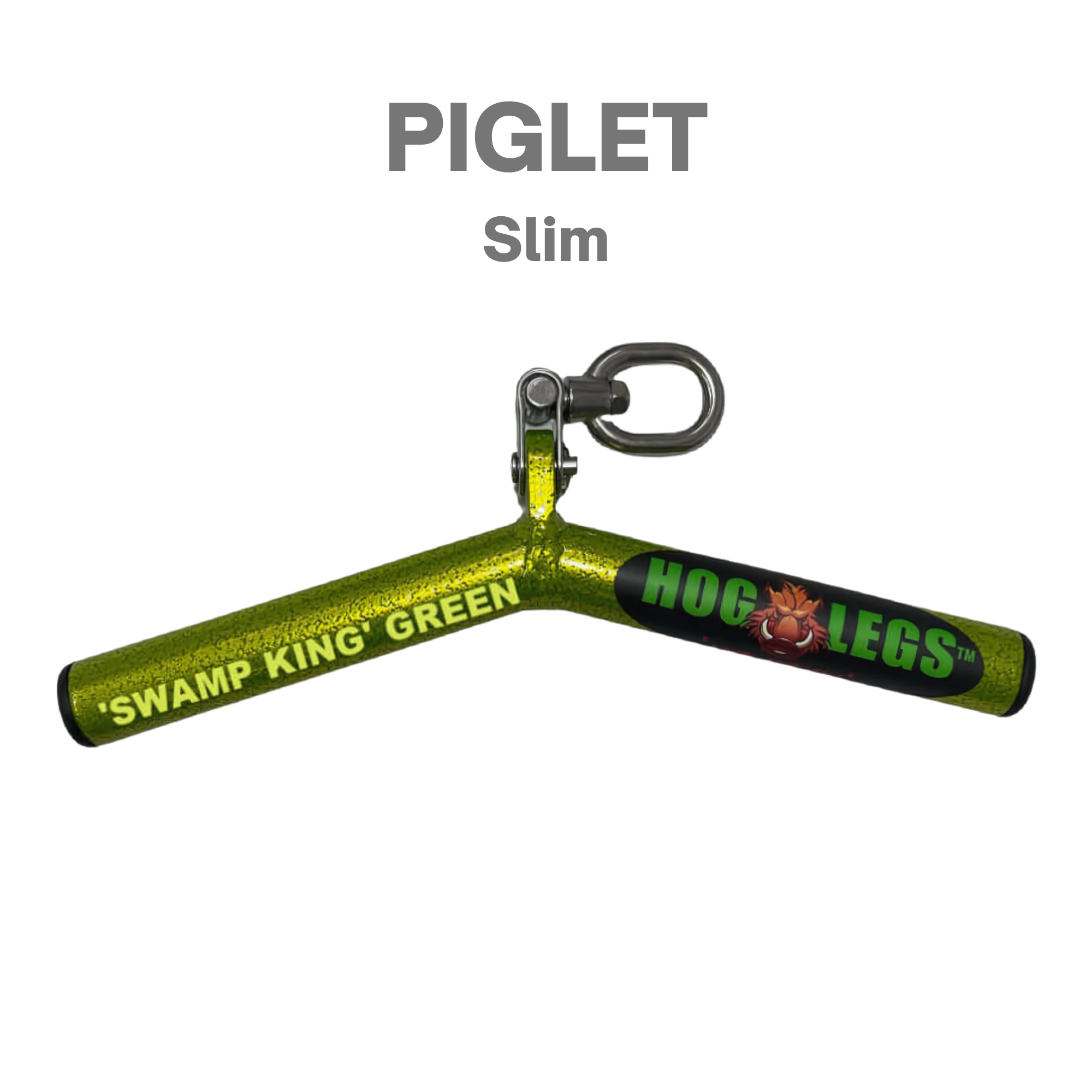 The HOG LEGS Wicked ‘Piglet’ Tricep Gym Bar Workout Gone FAT is a heavy-duty bar, ideal for those seeking durability and performance in their strength training sessions.