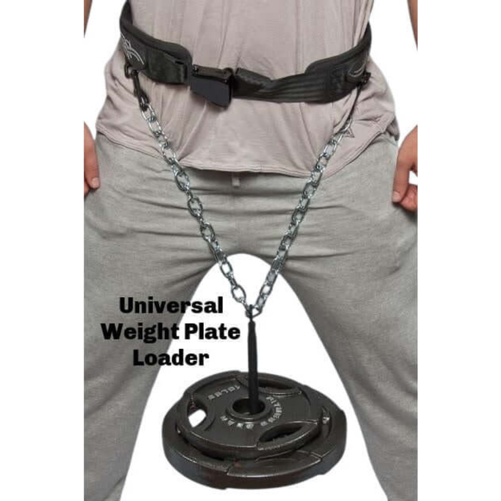 LOADING PIN for Weights plus Dip Belt with chain HOOK
