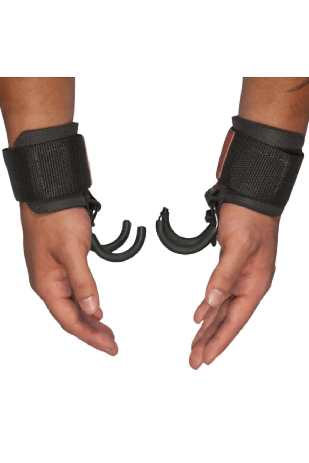 1 Pair Weight Lifting Hooks Hand-Bar Wrist Straps Power Lifting