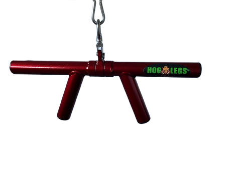 HOG LEGS 'Boar Tusk' Fat Grip Curling Bar for Triceps Cable Exercises!