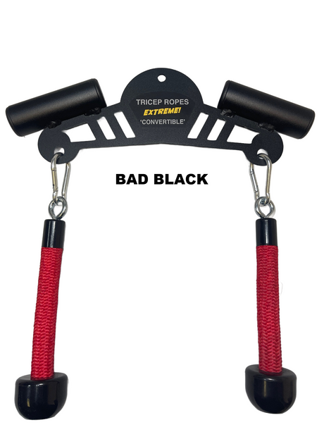 Convertible Plus Tricep Rope Super Set Gym Bar With Non-Removable Shackles