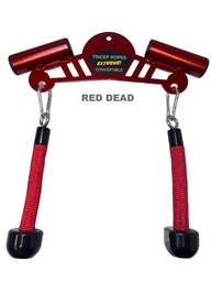 Convertible Plus Tricep Rope 'Super Set' Gym Bar With Removable Snap Links