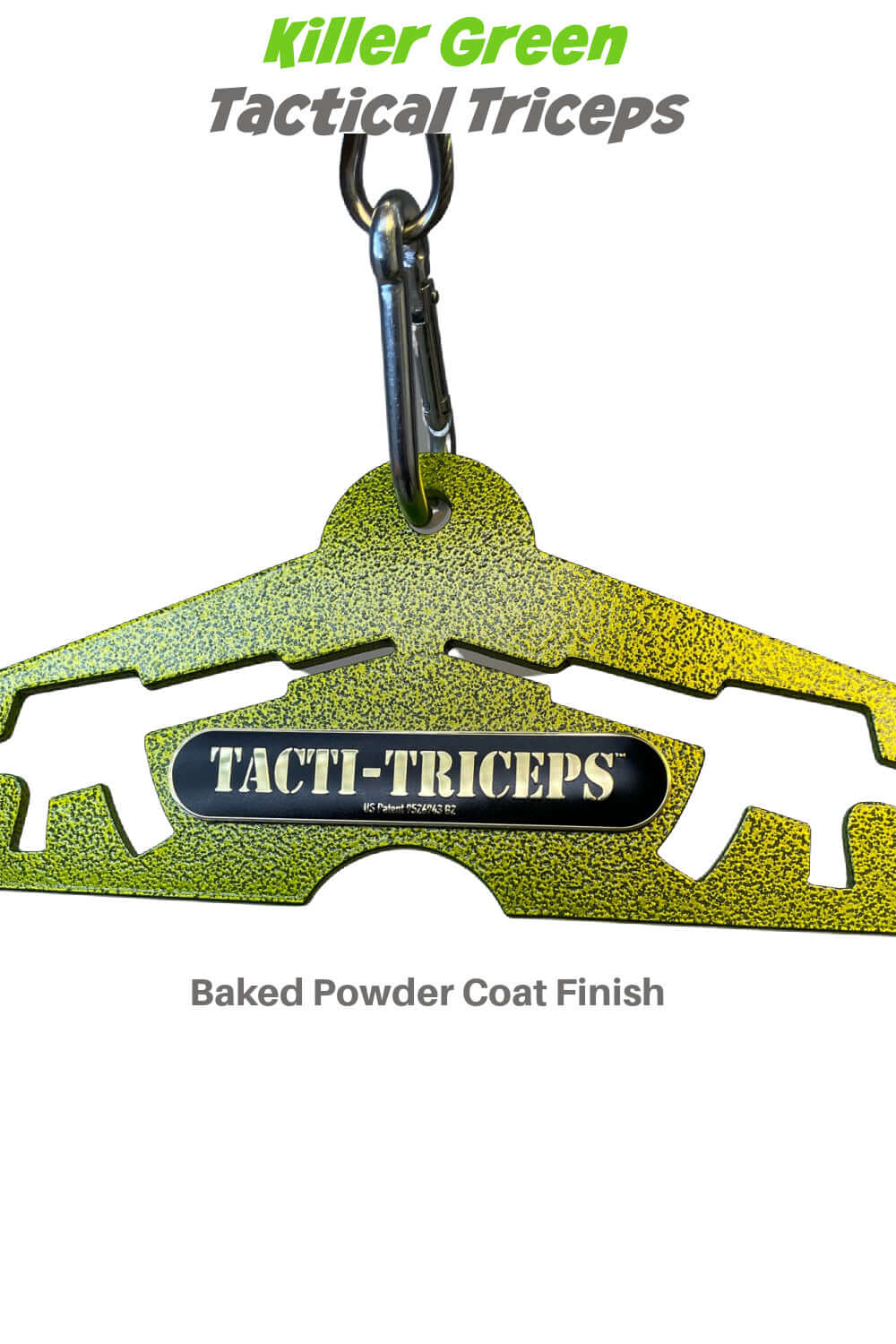 Pro Grade Tacti-Triceps Steel Yoke with Baked Powder Coat finish!