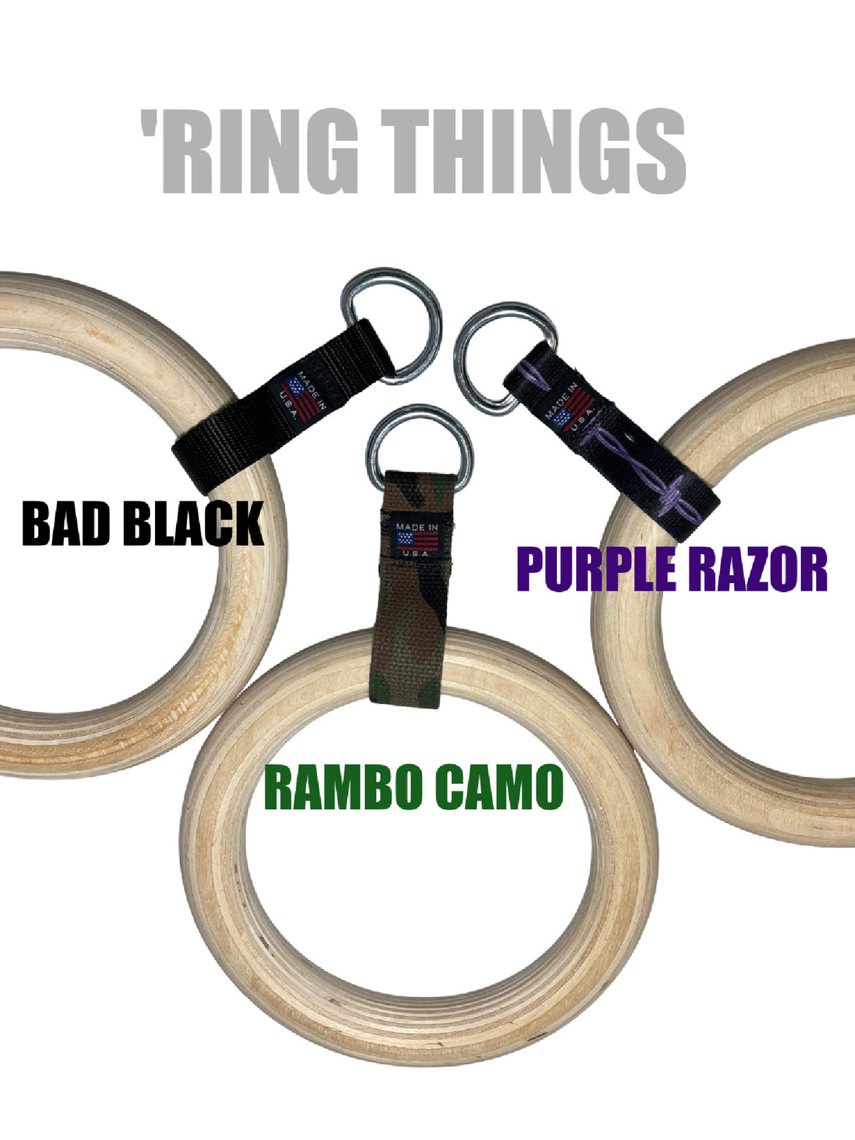 Gymnastic Rings Cable Machine Handles for Roman Ring Workout