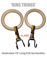 GYMNASTICS RINGS Pull up Handles Roman Ring Pull Up Grips