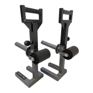 SHRUG PRO Freestanding Hex Bars Trap Bar Barbell Shrug Alternative - With Rollers