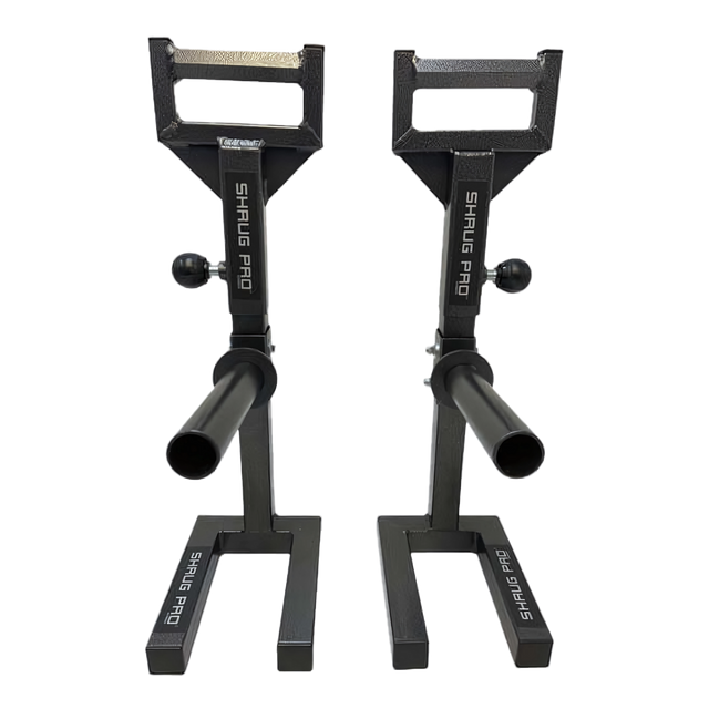 SHRUG PRO Freestanding Hex Bars Trap Bar Barbell Shrug Alternative - Without Rollers