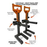 SHRUG PRO Freestanding Hex Bars Trap Bar Barbell Shrug Alternative - Without Rollers